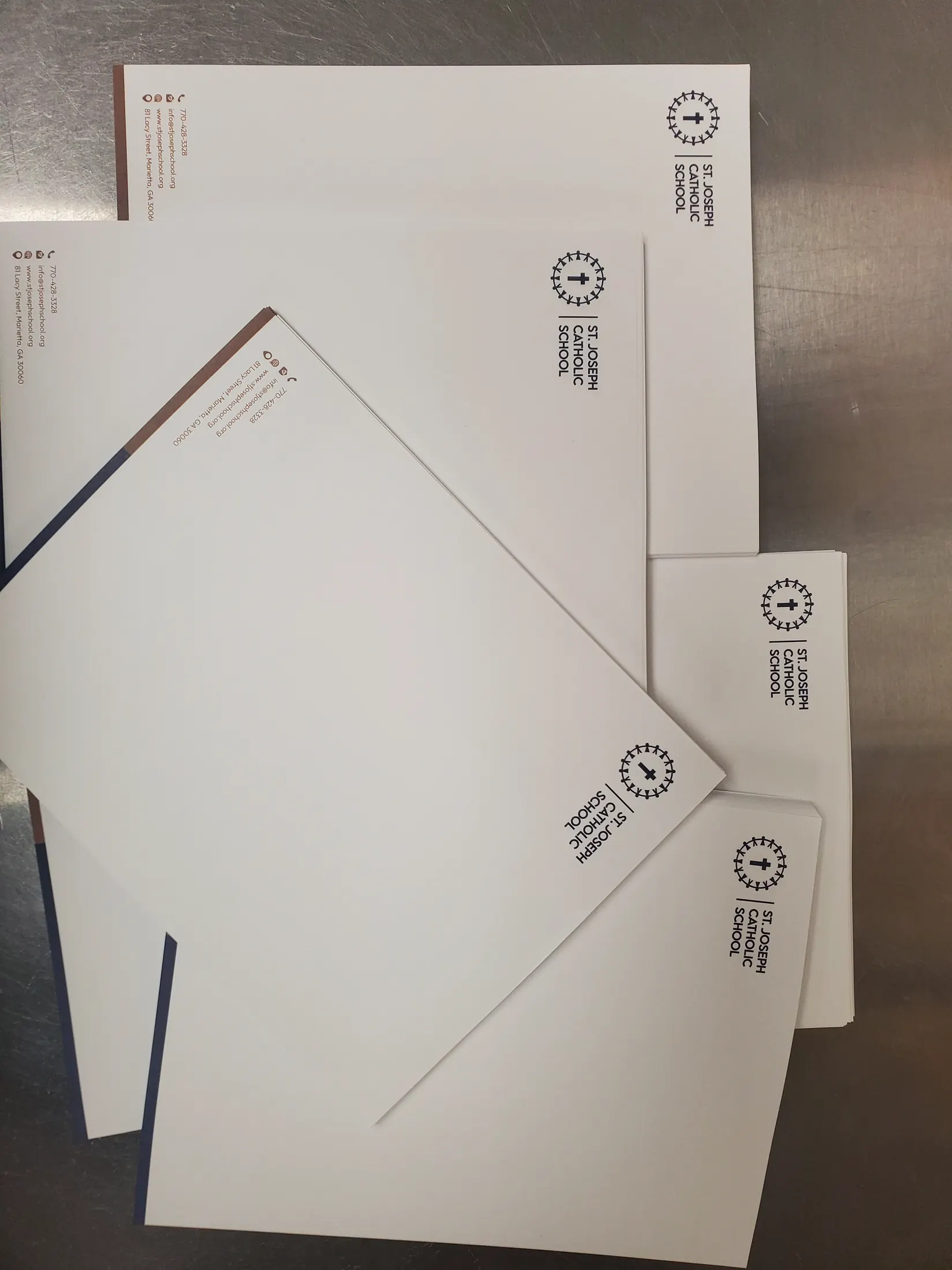 St. Joseph Catholic School Letterhead